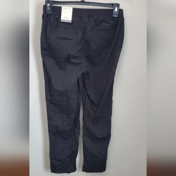 STYLE & CO BLACK PULL ON CUFFED UTILITY PANTS WITH DRAWSTRING SIZE 6 - Picture 5 of 12